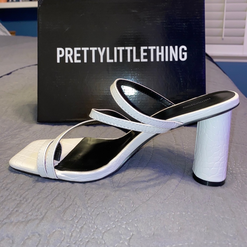 White mule strappy sandal - PRETTY LITTLE THING
